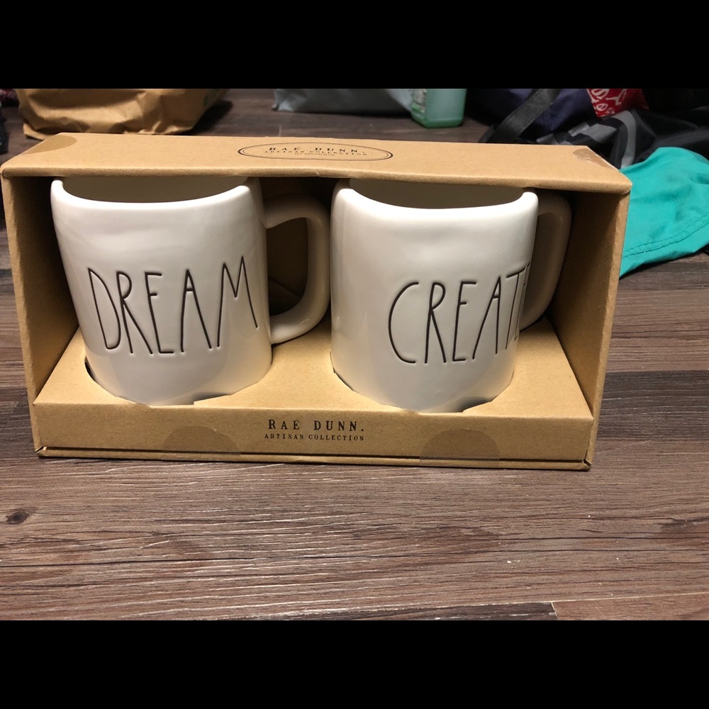 DREAM & CREATE by Rae Dunn clay